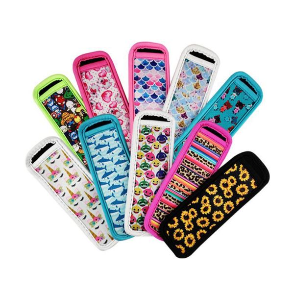 Ice Cream Tools Insator Reusable Neoprene Zer Holders Antizing Sleeve Popsicle Holder Bags Drop Delivery Home U0330