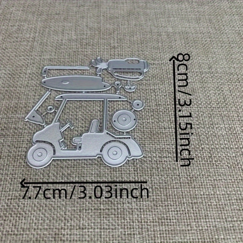 TEMU 1pc Car Metal Frame Pattern Cutting Die For Paper Card Scrapbooking Greeting Card Album Crafts Decorative Metal Cutting Die.