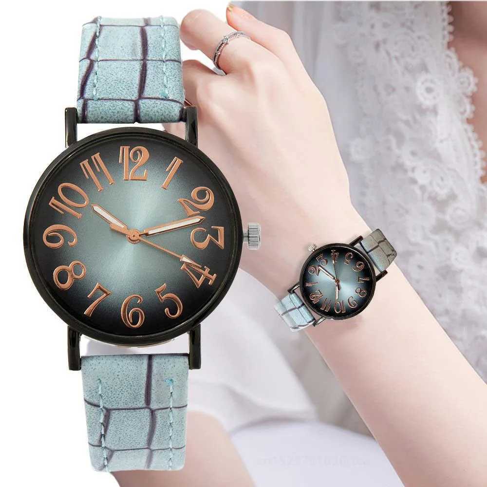 Womens Watch Antique Leather Strap Wristwatch Women Quartz Watches Luxury Retro Clock Gift Reloj MujerX240920