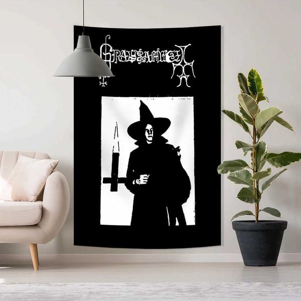 40X60cm Grausamkeits T Shirt Black Metal Germany Decorate The Walls With Tapestries In The Bedroom Of The HomeC250205