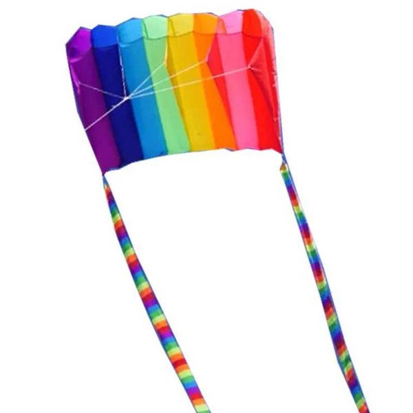Acessórios de pipa Novo software de linha única Kite oito buracos pipas com alça e linha boa vôo S241242