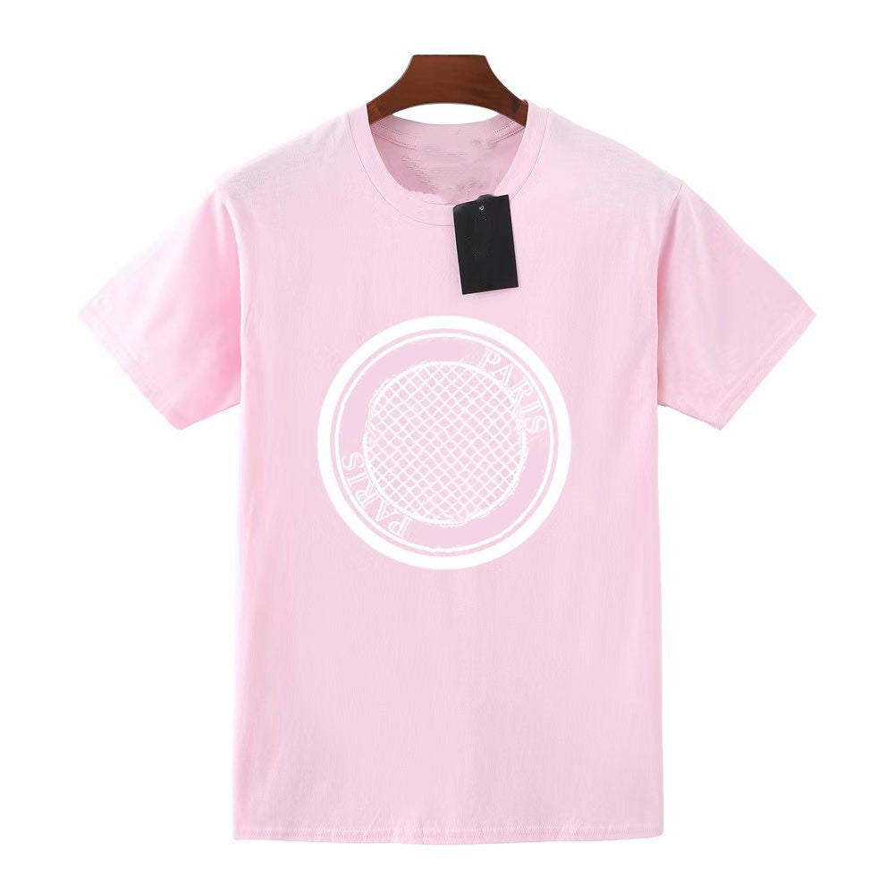 BAL Polo Shirts EU Brand Women&#039;s Luxury Tees Short Sleeve Mens Elegant Luxurys Letter 100% Cotton Solid Classic Alphabet Grid Polo Clothes Whol