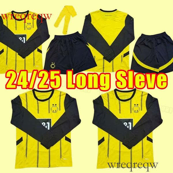 Long sleeve HAALAND REUS 24 25 dortmund soccer jerseys 2025 football shirts BELGHAM men REYNA BRANDT EMRE CAN HALLER Guerreiro full kits hom