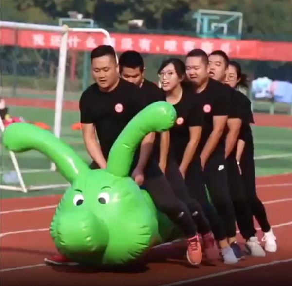 wholesale Interesting sports games props inflatableracing body intelligent activities development training team building equipme