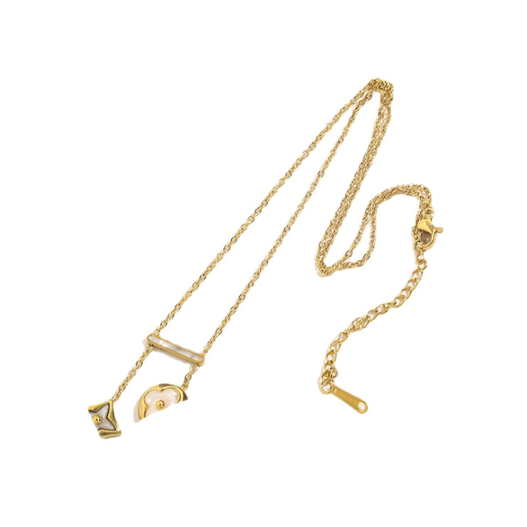 Fashion Women Luxury Designer Necklace Choker Pendant Chain 18K Gold Plated Stainless Steel Letter Necklaces Statement Jewelry Accessories