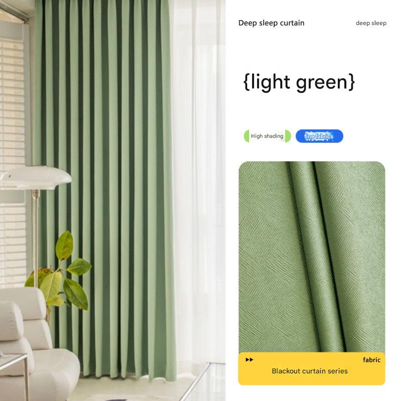 YL-36775 curtain special price living room bedroom blackout curtains hook type floating curtains rental room door curtains wholesale