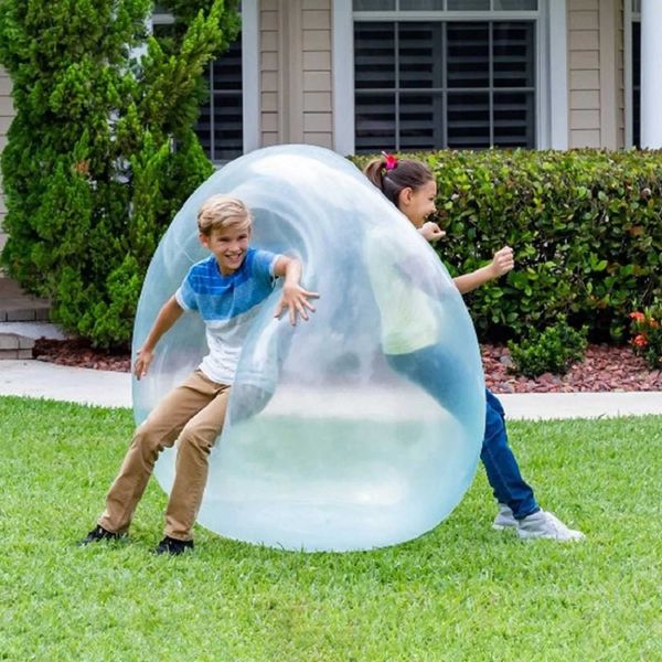 Bubble Ball Children Outdoor Soft Air Water Filled wuble Bubble Ball Blow Up Balloon Toy Fun Party Game Great Gifts whol