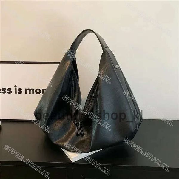 Big Black Shoulder Bags For Women Large Hobo Shopper Solid Color Quality Soft Leather Crossbody Handbag Lady Travel Tote Bag 8D2