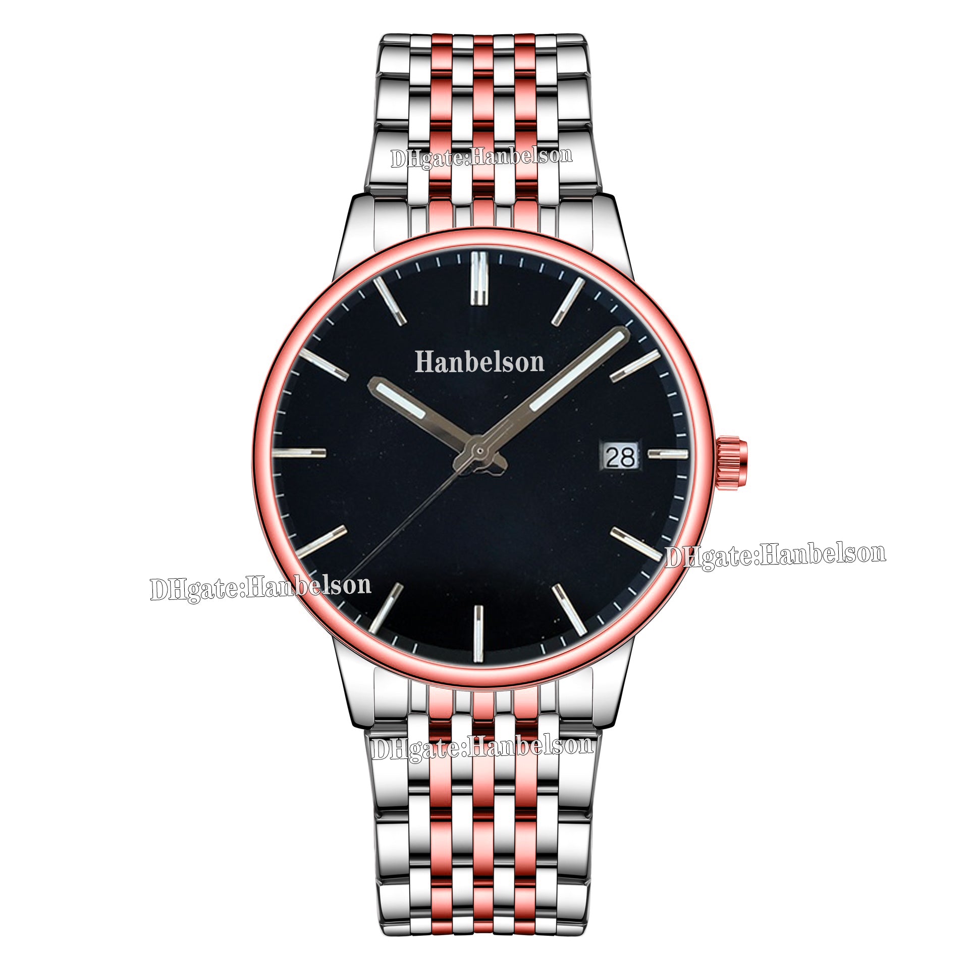 Mens Watch black automaitc Movement Steel strap Wristwatches Men Watches 38mm Ladies Gift Clock