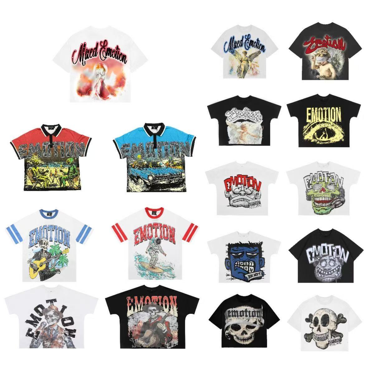 MIXED EMOTION tshirt designer t shirts short sleeve shirt Men Women High Quality Streetwear Hip Hop Fashion T Shirt shirt classic graphic tee eur si