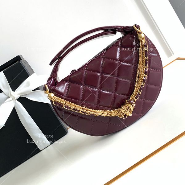 Designer Clutch Bag Calfskin Pouch Evening Bag 10A Mirror Quality Wrist Bag Women Handbag With Box 24C59