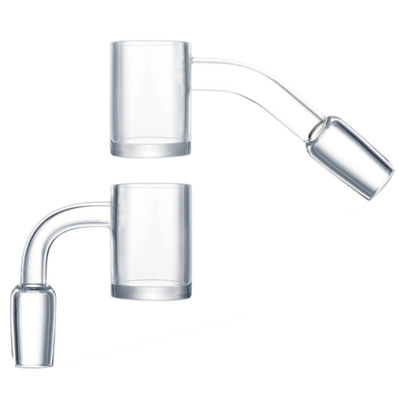 25mm Quartz Banger Smoking Bowls Slide 10mm 14mm 18mm Male 45 90 Degree Angle Flat Top Bangers nail For Water Pipes Hookah Bong