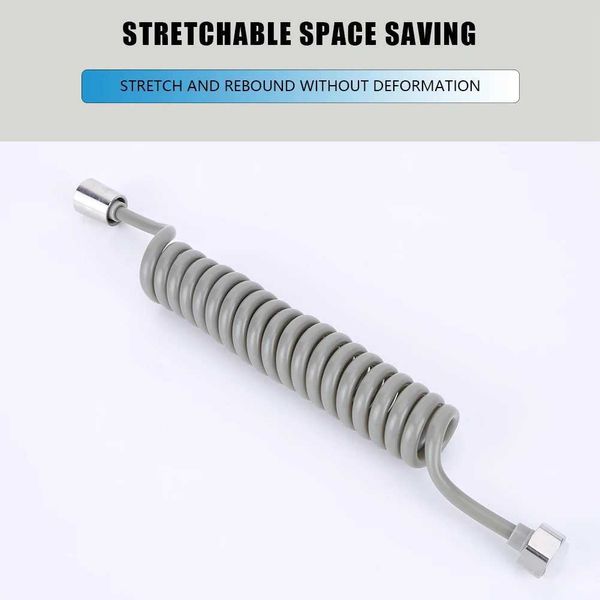 2-3-4 Meters Water Plumbing Hose Flexible Connect Pipe Plastic Soft Hose Tube Anti-wrap for Bathroom Water Toilet Bidet SprayerCL240801