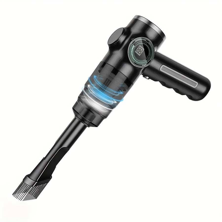 TEMU 4000pa Ultra-powerful Twin Turbine Motor Wireless Handheld Vacuum Cleaner, Cordless, Portable, Lightweight, Easy-to-use For Home, Car, Pet Hair,