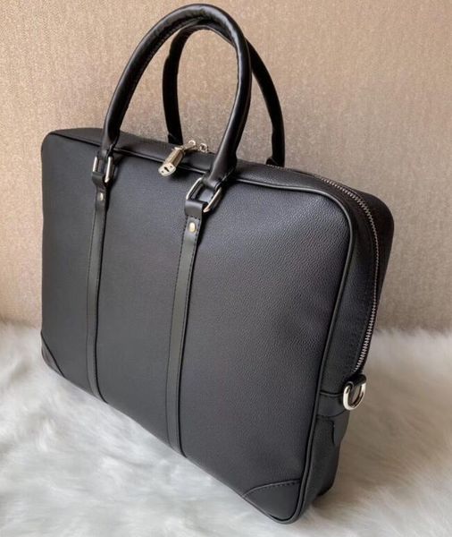 2023 Fashion Business Men&#039;s Briefcase Notebook Computer Handbag Shoulder Office Messenger Bag PU 14 Inches Purse Crossbody bags