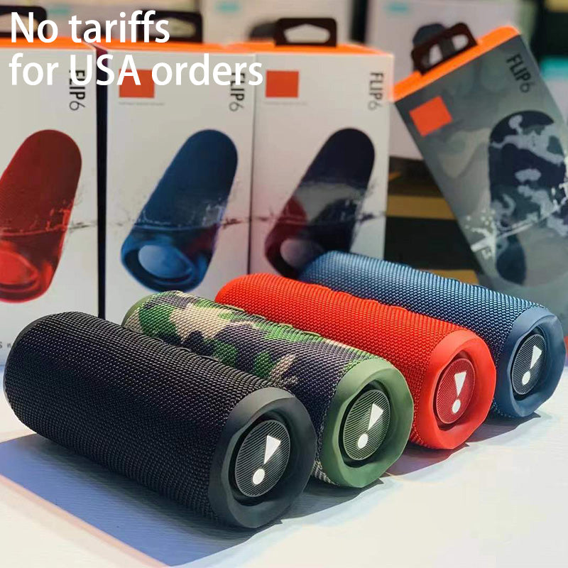 Flip 6 Portable BT Speakers Wireless Mini Speaker Outdoor Waterproof Portable Speakers with Powerful Sound and Deep Bass