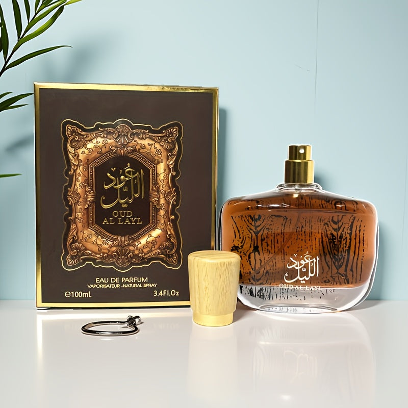 TEMU Men's High-end Perfume, Middle Eastern Perfume, Arab Perfume, Men's Cologne, Long-lasting Fragrance, Sandalwood, Citrus, Grass, , 100ml 3.4fl.oz