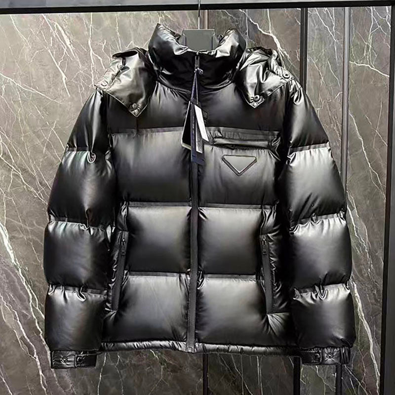 Fluffy Down Hoodie Classic Design Fashionable High Quality Winter Jacket Warm Fluffy Men&#039;s and Women&#039;s Down Jacket Asian Size M-XXXL