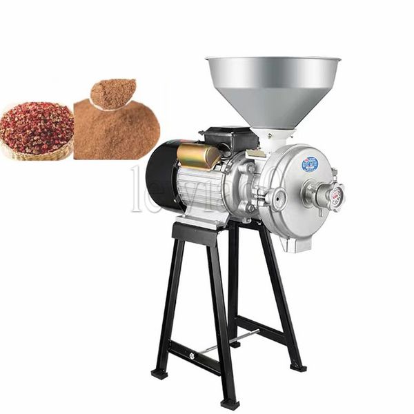 Grinder Machine Dry Electric Feed And Flour Mill Cereals Grinder Rice Corn Grain Coffee Wheat Grain Mill
