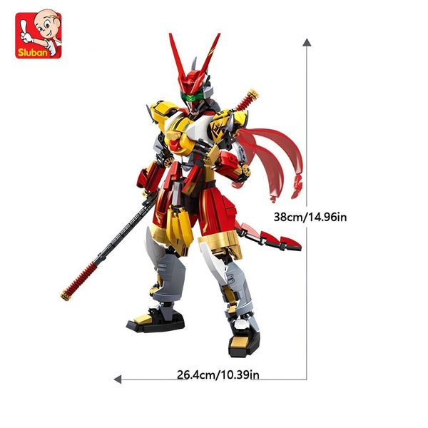 Blocks Battle Mech Model Building Block Toys Armed Mecha Robot Assembling Educational Toys Christmas Gifts For Children (No Box)