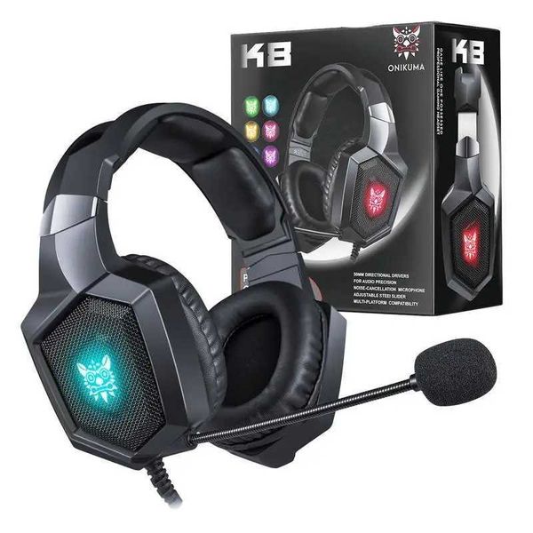 ONIKUMA K8 Gaming Headset RGB Noise Canceling Wired Headphones Gamer Headset For PC Game -XBox One-Laptop Computer AccessoriesM240729