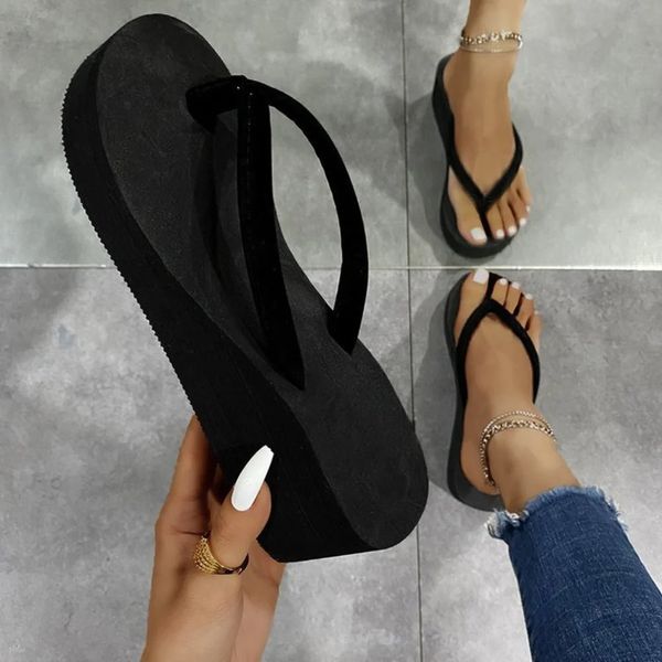 Summer Shoes Wedges Sandals Slides Beach Home Women Flip Ps Memory Foam Slippers Atos De Mujer