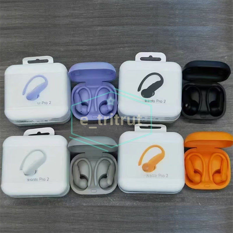 TWS Powerbeat Pro 2 Power Beat Wireless Headphone Ear Hook EarBuds Bluetooth Earphone Stereo Sound Headset for iPhone 17 16 15 14 13 12 11 Pro Max W