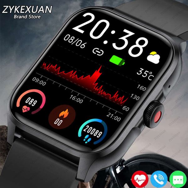 Smart Watch Men Women Bluetooth Call Heart Rate Blood Oxygen Voice Assistant 100+Sports Man Smartwatch For Android IOS
