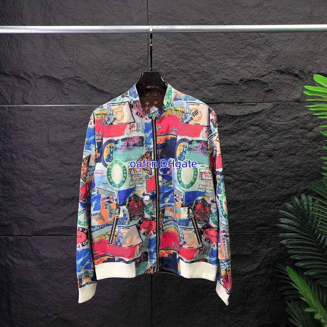 24SS autumn and winter men&#039;s plus size outerwear waterproof quick drying thin leather windbreaker hooded sun protection jacket double-sided wea