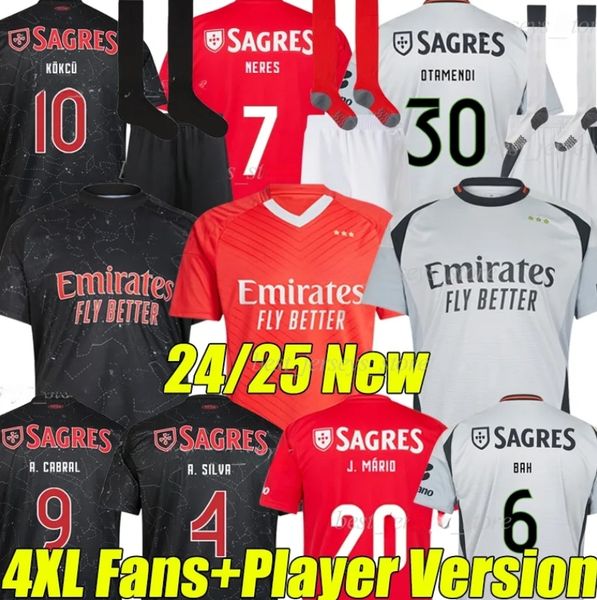 XXXL 4XL 24 25 AKTURKOGLU Soccer Jerseys PAVLIDIS DI MARIA KOKCU 2024 2025 Fans Player Version Football Shirts BESTE AMDOUNI T.GOUVEIA Men K