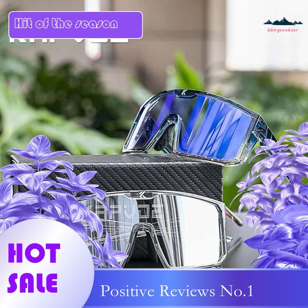 Ddmyoutdoor China Domestic Color Sunglasses For Men Red Photochromic Blue Cycg Glasses Mountain Bicycle Eyewear Sports MTB