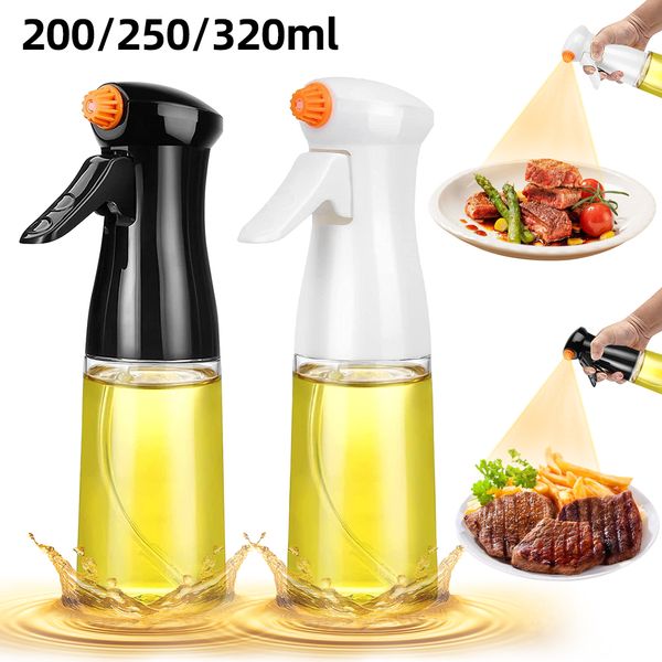 Herb Spice Tools 2Pcs Upgraded Kitchen Olive Oil Sprayer Bottle Cooking Baking Vinegar Mist Sprayer Barbecue Spray Bottle for Cooking Picnic