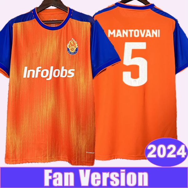 2024 Saiyans Mens Soccer Jerseys #5 MANTOVANI Home Orange Color Football Shirts Short Sleeve Uniforms