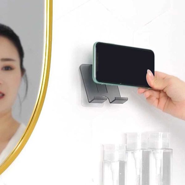 Universal Mobile Phone Tablet Bracket Holder Support Stand For Bathroom Toilet Wall Mobile Phone Holders For Phone Y240806
