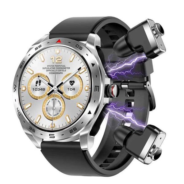 Smart Watches Smart Watch T95 TWS 2-in-1 Bluetooth Earphones HIFI Music Earphones Mens Sports Fitness Tracker Smart Watch Earphones J240913
