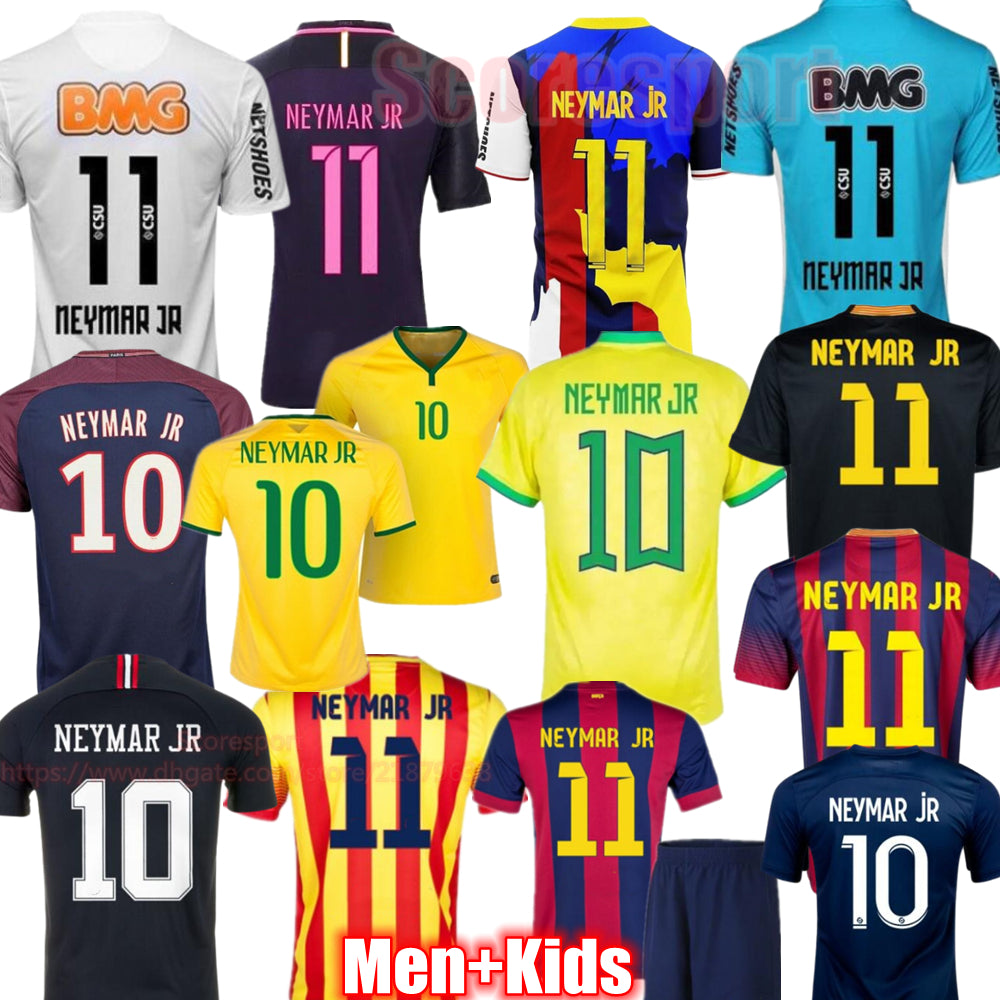 NEYMAR Soccer Jersey 12 13 14 15 Vintage Football Shirts 16 17 18 19 20 21 22 23 Retrio shirts 3XL 2025 Mixed Club Special Jerseys Sport Top kids Re