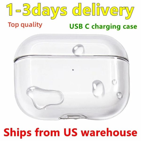 USA Stock air USB C pods pro volume control 2 3 4 2nd generation Headphone pods Accessories Solid Silicone Cute Protective Earphone Cover Sh