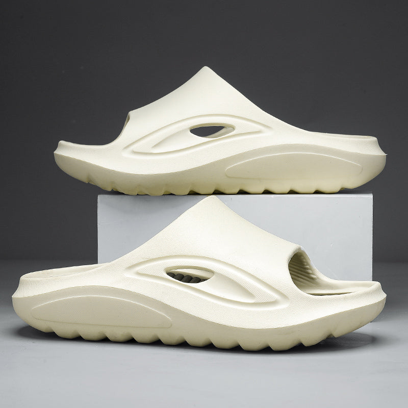 New Men&#039;s Slippers Outdoor Indoor Sandals Beach Men Casual Shoes Thick Soft Slides Men Flip-flops Men&#039;s Slippers Big Size 46 47