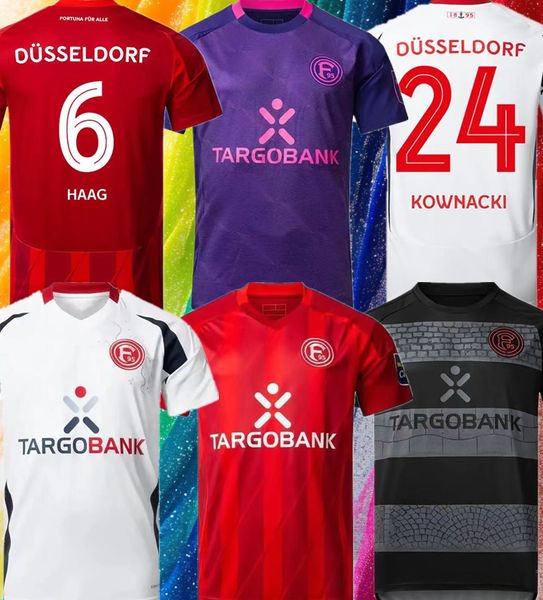 24 25 Fortuna Dusseldorf Soccer Jerseys HOFFMANN PEJCINOVIC JOHANNESSON VERMEIJ Home Away 3rd 23 24 Special Edition Football Shirts KLAUS KO