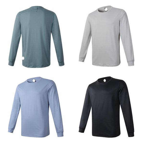 Lu-1964 Men Yoga Outfit Sports Long Sleeve T-shirt Mens Sport Style Shirts Training Fitness Clothes Elastic Quick Dry License to Train Shirt
