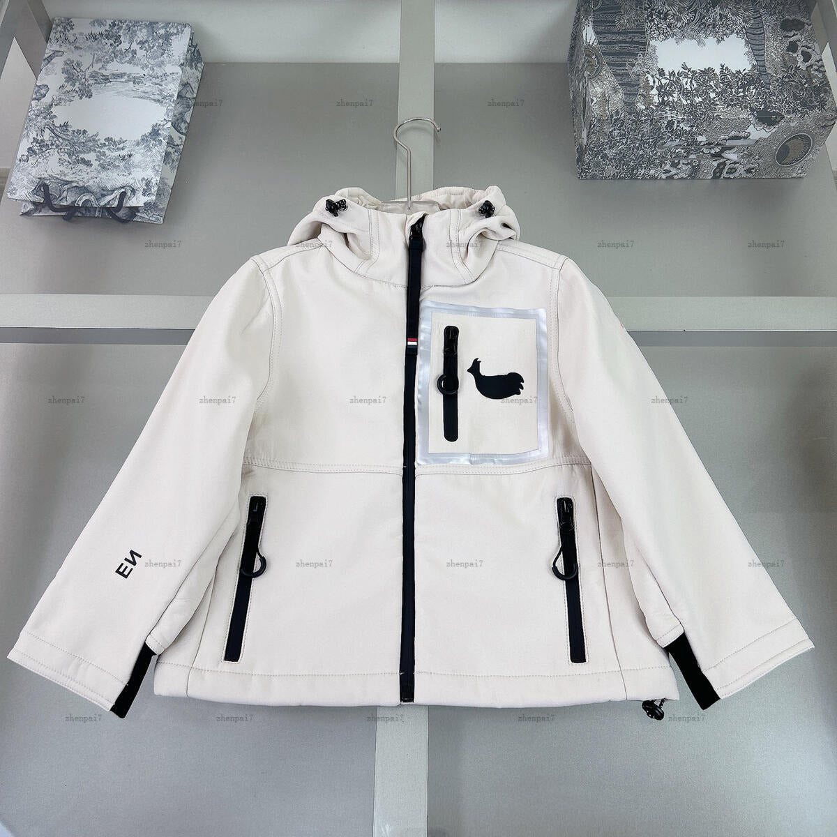 Top hooded Jumper suit baby coat Windproof design boys girls Jacket kids designer clothes autumn Zipper child Outwear A239X07N270