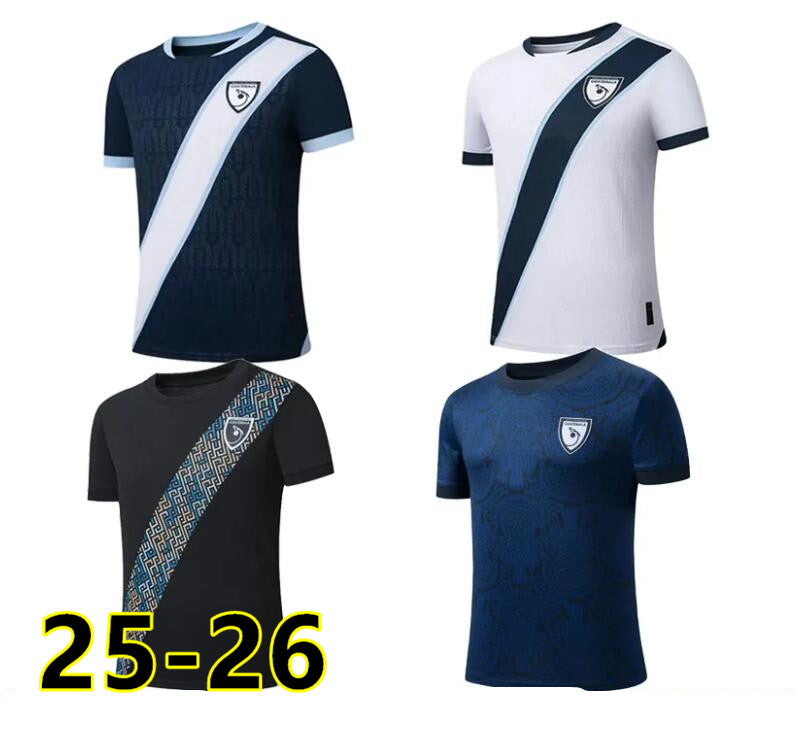 25 26 Guatemala National Team Mens Soccer Jerseys 2025 2026 LOM CEBALLOS PELEG OSCAR SANTIS Home White Away Football Shirts Adult Uniforms 999