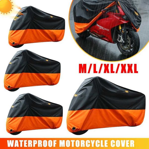 Motocicleta ao ar livre Capa de motos à prova de poeira à prova d'água Capas de scooter ao ar livre Capas de protetor UV Protetor Acessorest