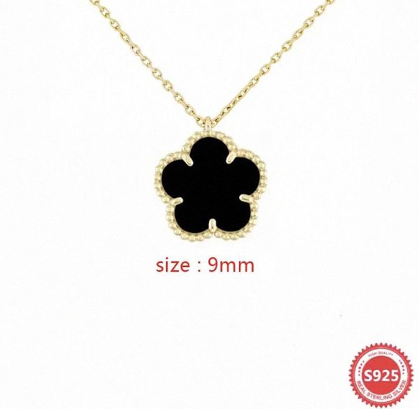 Ladies Mini Floral Clover Pendant Designer Necklace Designer Jewellery White Mother of Pearl Gold Plated Chain Luxury Necklaces Party Favour