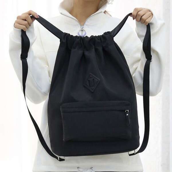New Leisure With Large Capacity Drawstring Pocket, Simple And Lightweight Backpack, Basketball Bag, Travel Bag