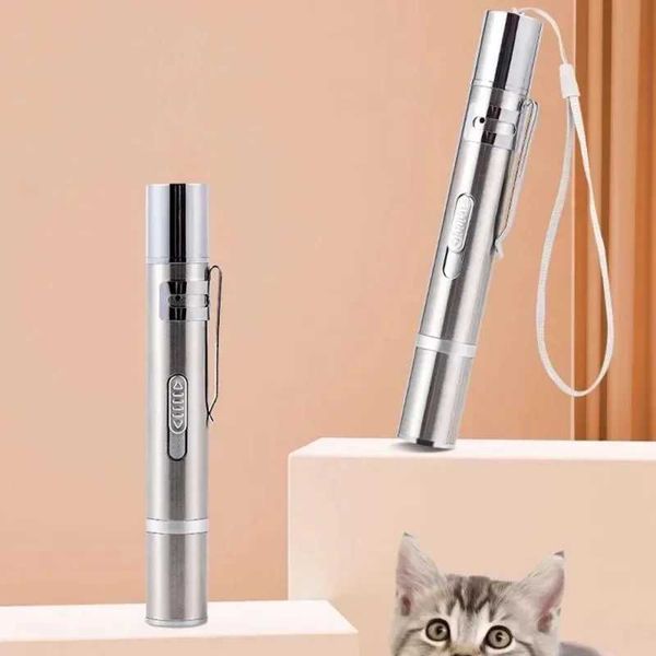 USB charging laser cat teasing stick multi-mode cat toy laser cat teasing pen CL240826