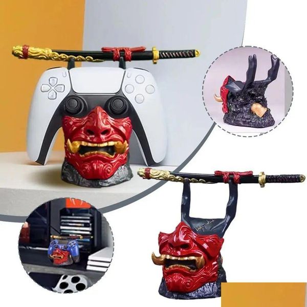 Replacement Parts Tools Accessories For Ghost Of Tsushima Game Controller Holder Figure Headphone Handle Stand Ps5-Ps4 Ns U1V1 Dro Otq4F