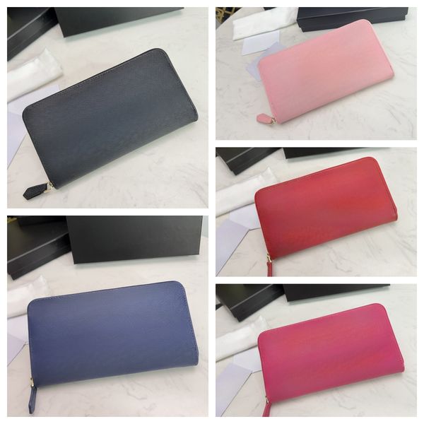 Designer Card Holders Women&#039;s Purses with Zipper Mini Wallets for Women with Box 19x10x2.5cm LM201