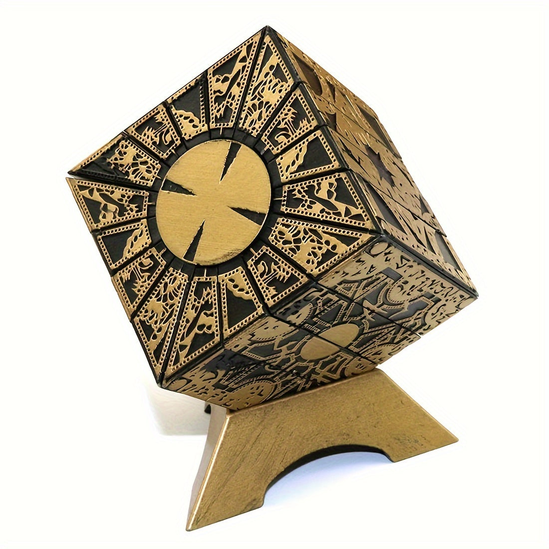 TEMU Detachable Puzzle Box, Lock Puzzle Box Functional, Deformation Detachable Lock Puzzle Box. With Base