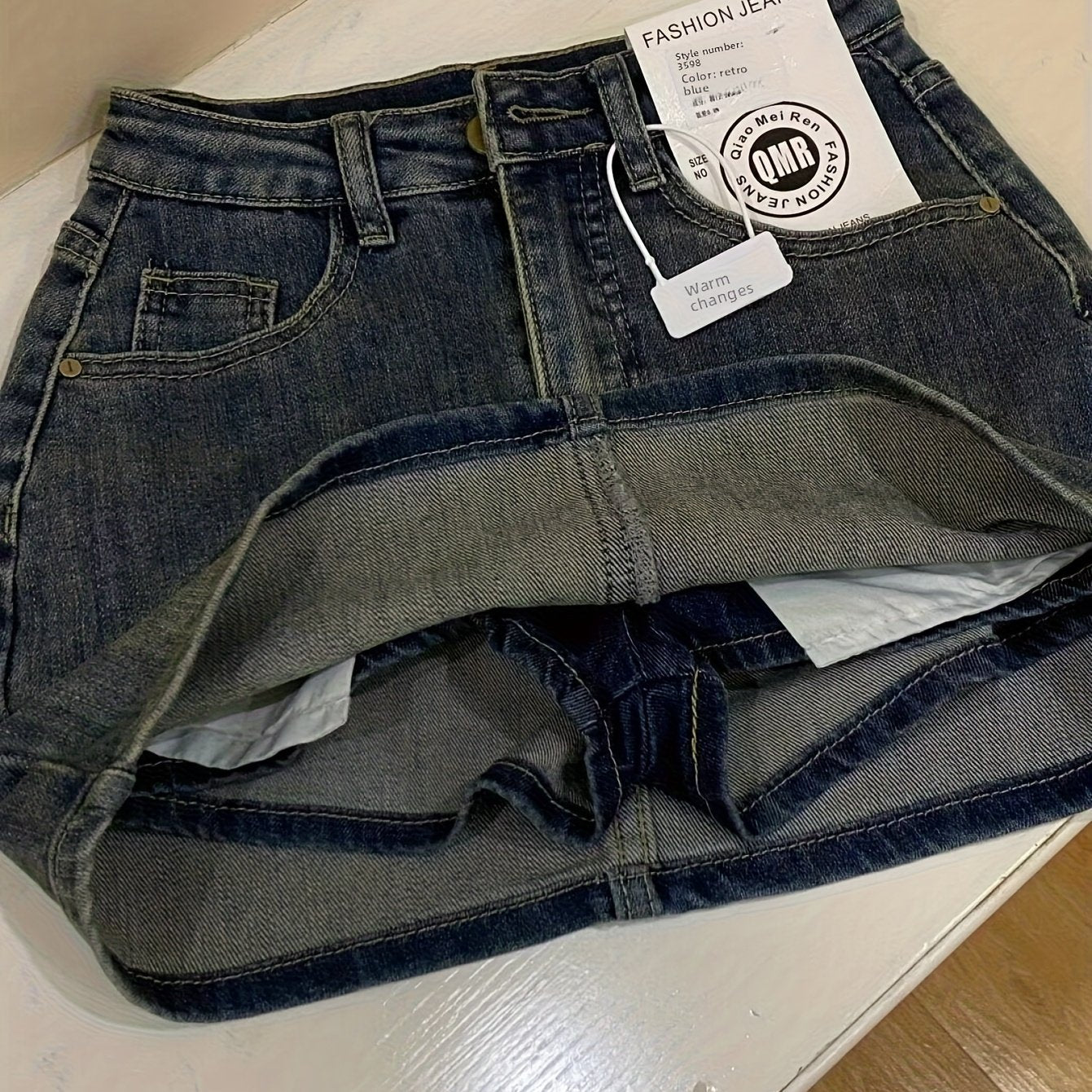 TEMU Vintage High- Skirt - Plus-size, Loose Fit, Mid-rise, Straight Cut, Solid Color, Spring-summer-fall, Versatile For Casual Or Dressy Outfits,